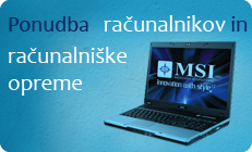 Ponudba računalnikov in računalniške opreme